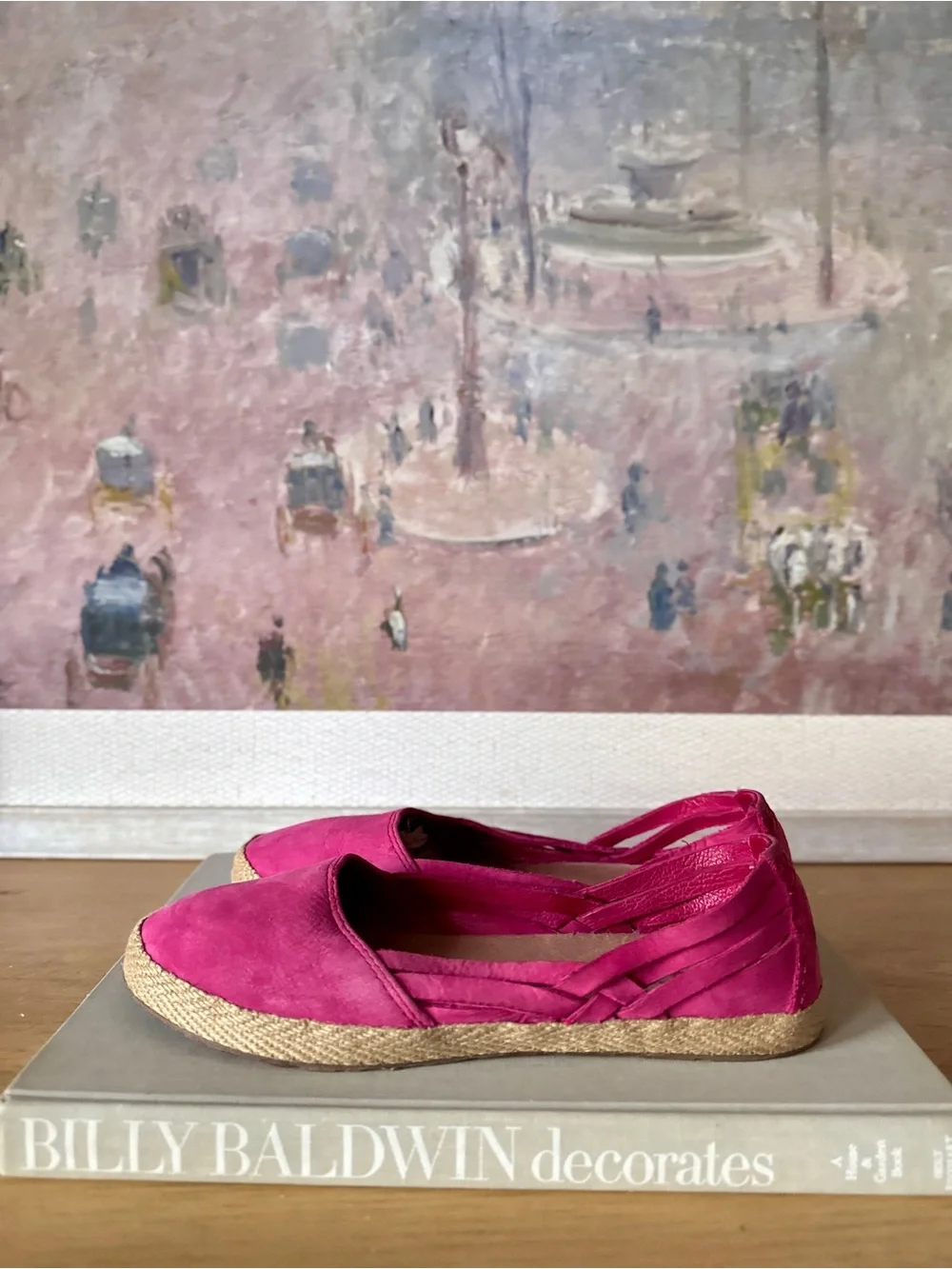 UGG Australia Tippie Ballet Slip- On Hot Pink - Size 6.5